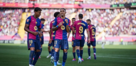 Liga : le FC Barcelone en démonstration face à Valladolid 7-0 Liga : le FC Barcelone en démonstration face à Valladolid 7-0