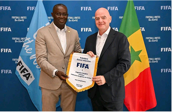 Conseil de la FIFA : Augustin Senghor officialise sa candidature Conseil de la FIFA : Augustin Senghor officialise sa candidature