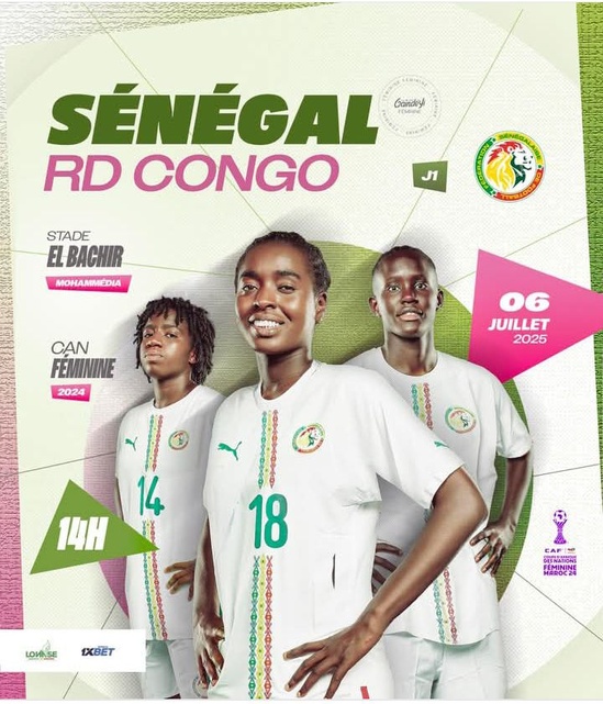 CAN Féminine 2024 : face à la RDC, le Sénégal en lice dimanche CAN Féminine 2024 : face à la RDC, le Sénégal en lice dimanche