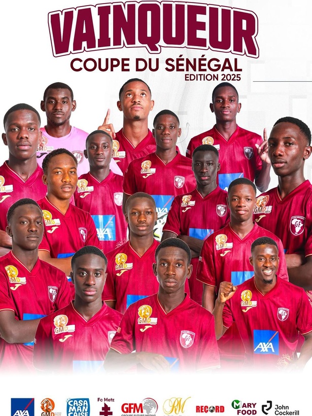 Génération Foot remporte la Coupe du Sénégal 2025 Génération Foot remporte la Coupe du Sénégal 2025