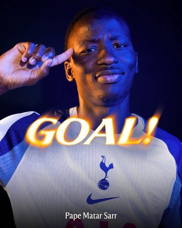 Pape Matar Sarr illumine Tottenham : un but et une victoire pleine de promesses Pape Matar Sarr illumine Tottenham : un but et une victoire pleine de promesses