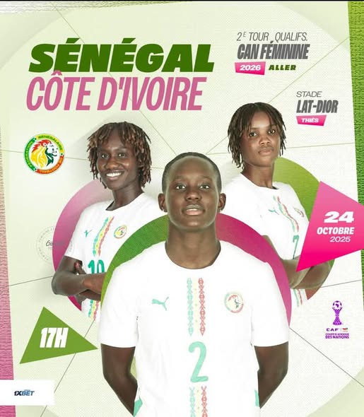 CAN Féminine 2026 (Q) : Le Sénégal accueille la Côte d’Ivoire, aujourd’hui