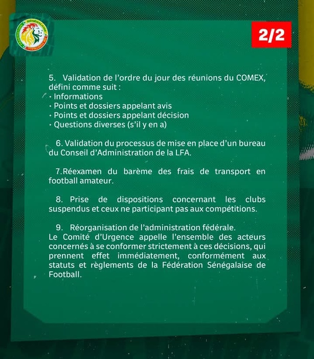Comité d’urgence de la FSF : les grandes décisions prises ! Comité d’urgence de la FSF : les grandes décisions prises !