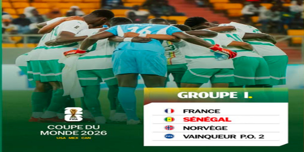 Coupe du monde 2026 : Le Sénégal dans la poule de la mort avec la France, la Norvège…. Coupe du monde 2026 : Le Sénégal dans la poule de la mort avec la France, la Norvège….