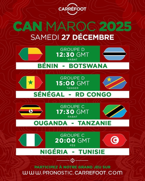 CAN 2025 : Sénégal-RDC, la finale de la poule, ce samedi