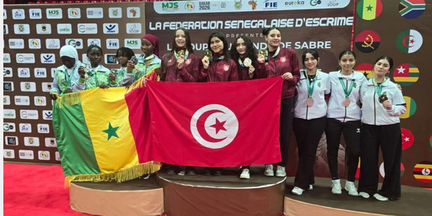 Escrime: les Lionnes U20 brillent à la Coupe du Monde de Sabre de Dakar