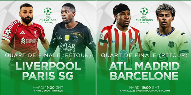 LDC : le programme des quarts de finale (Retour) !