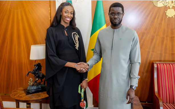 Athlétisme : Dioamye Faye a reçu Saly Sarr, médiallée de bronze Athlétisme : Dioamye Faye a reçu Saly Sarr, médiallée de bronze