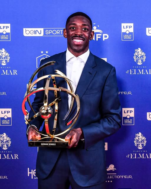 Trophées UNFP : Ousmane Dembélé conserve son titre de meilleur joueur de Ligue 1