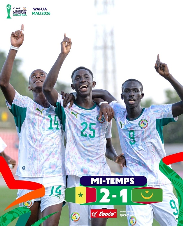Tournoi UFOA-A U20 : le Sénégal débute avec une victoire face à la Mauritanie (2-1)