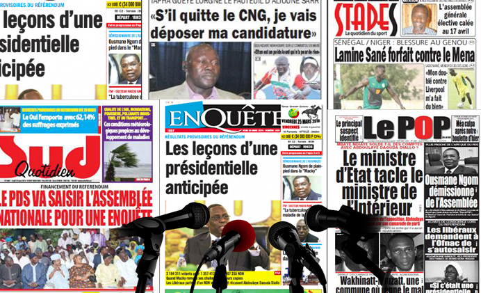 Sport221.Com : La cérémonie du lancement vu par la presse