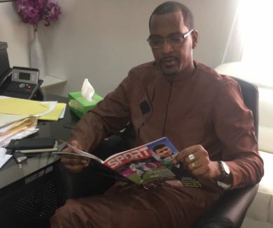 Mame Boye Diao fidèle lecteur de votre magazine SPORT221