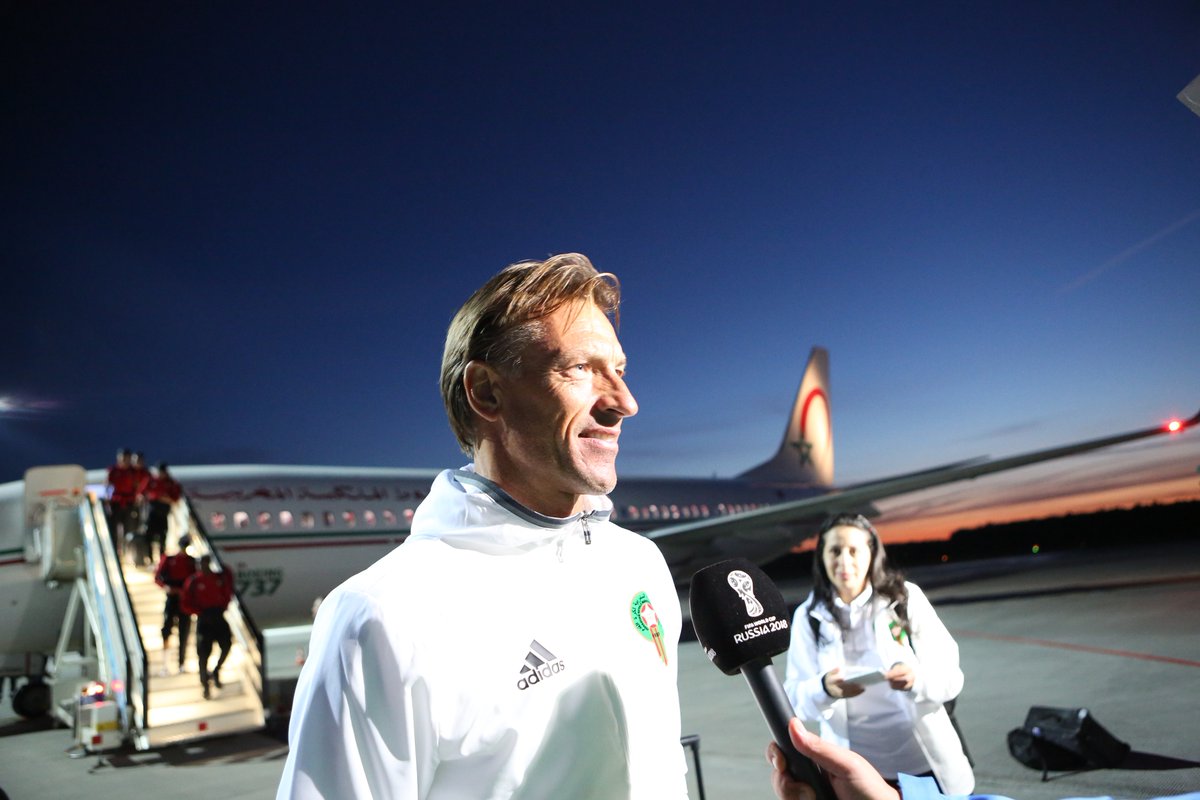 Le Maroc, première équipe africaine à fouler le sol russe