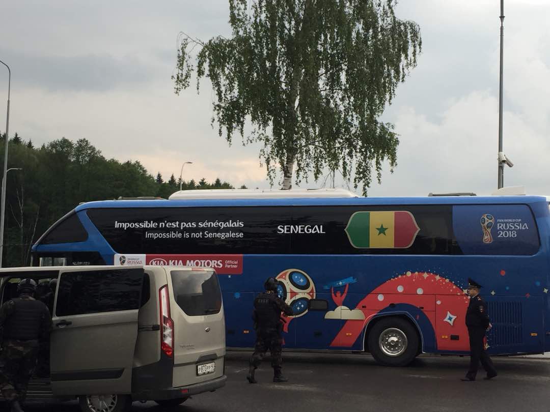 Mondial 2018 :  L'équipe du Sénégal  est arrivée à Kaluga 