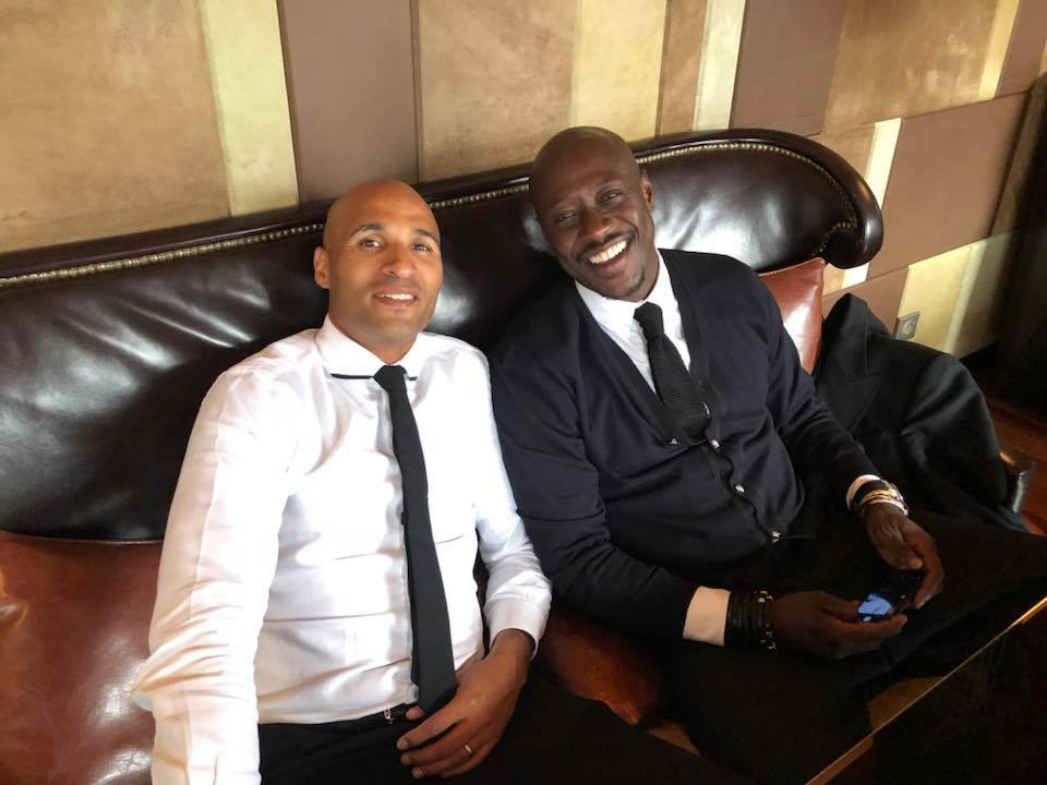 Diomansy Kamara et Khalilou Fadiga