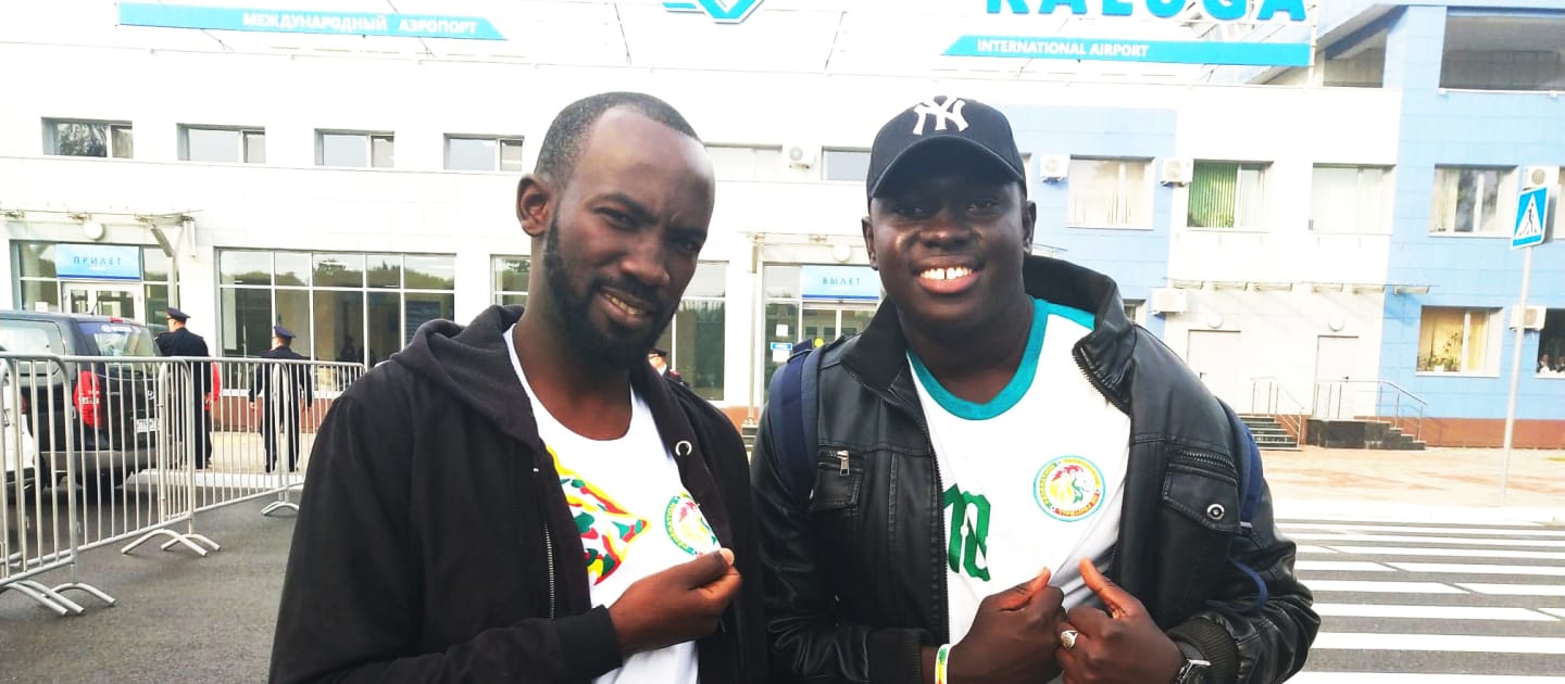 Le long périple  de Moustapha et Billmahmuud deux supporters de "Lions" 