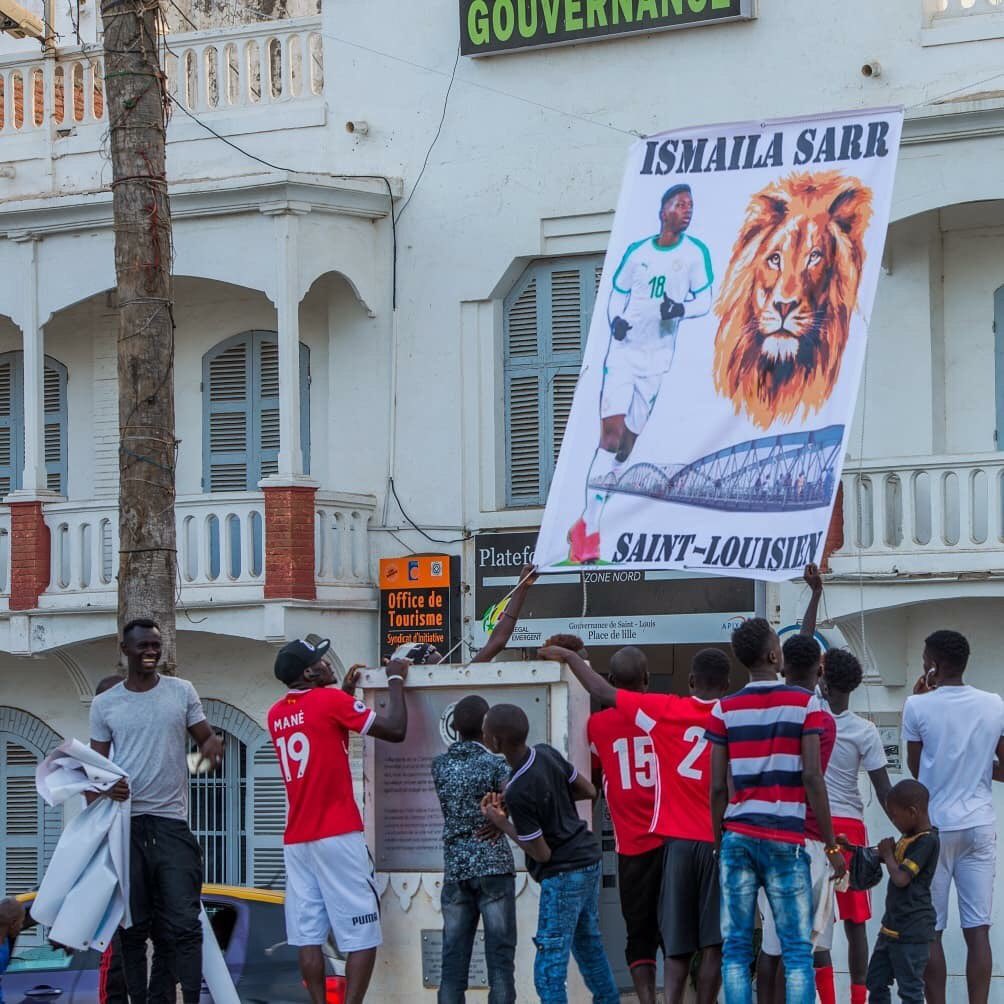 Saint Louis de tout cœur avec son fils Ismaïla Sarr