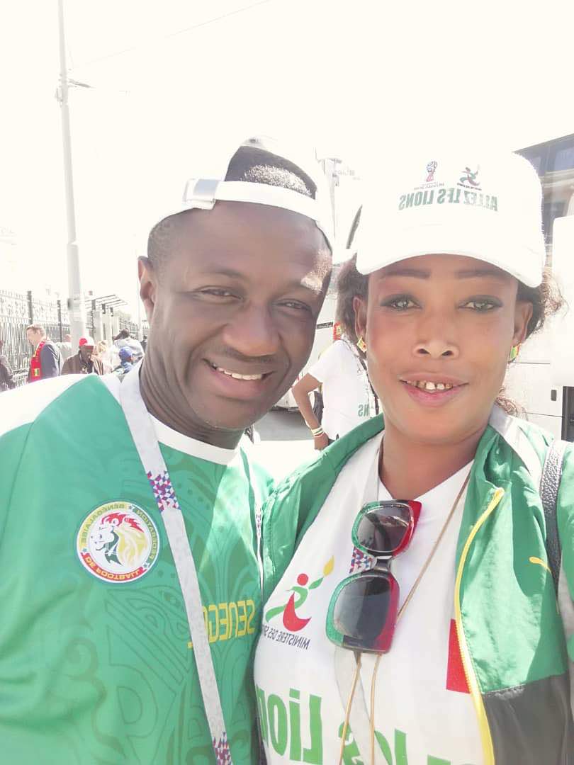 Arrivée des supporters sénégalais  à la gare d’Ekaterinbourg