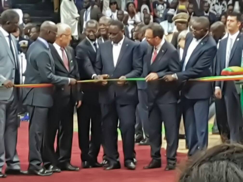 L'inauguration de Dakar Aréna en image