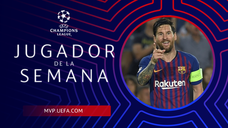 Lionel Messi élu joueur de la semaine en Ligue des champions
