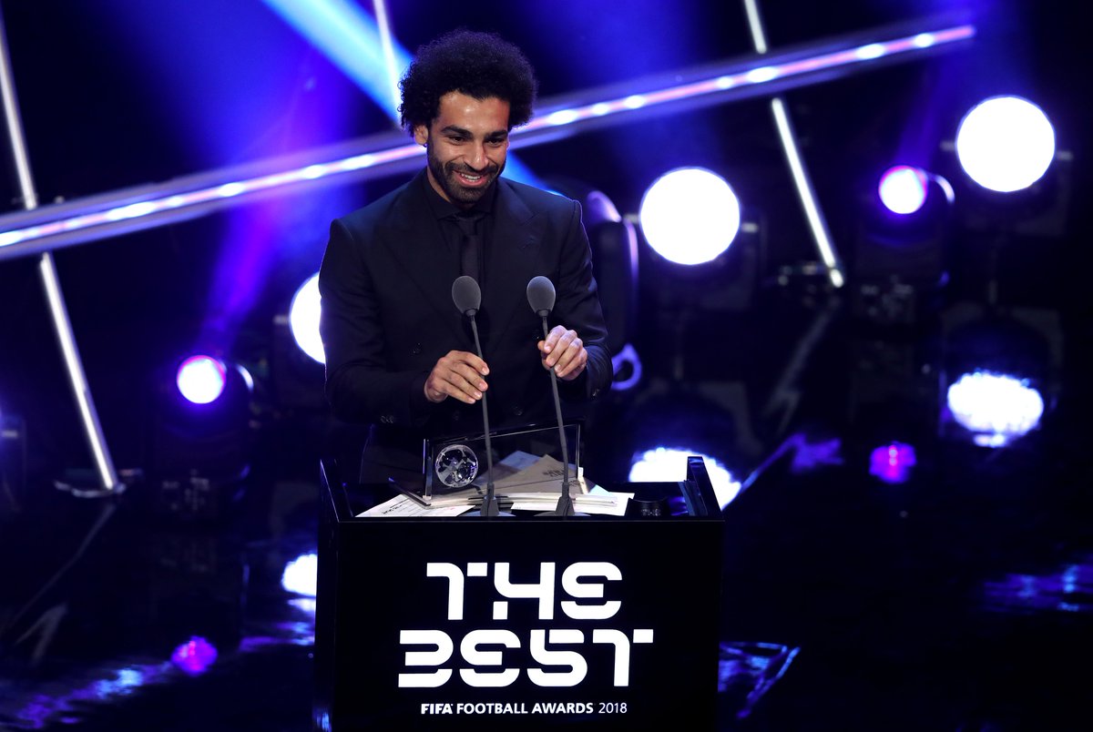 Mohamed Salah, remporte le prix du plus beau but de l'année