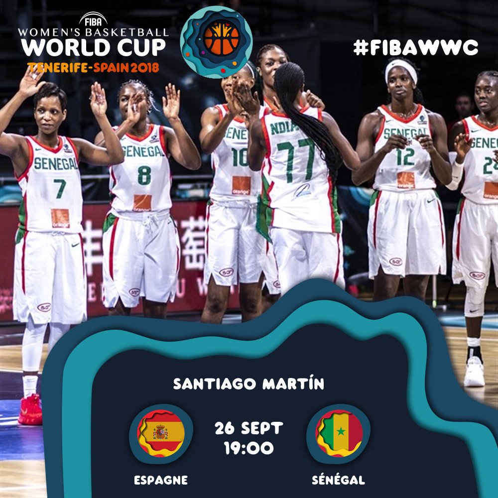 Mondial basket 2018 : le Sénégal face à l'Espagne à 19h