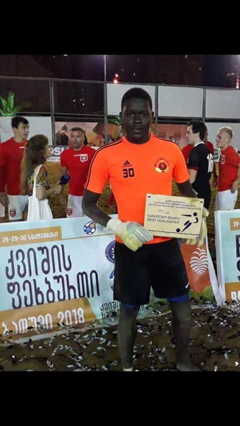 Beach Soccer : Alseyni Ndiaye, meilleur gardien de but en Allemagne