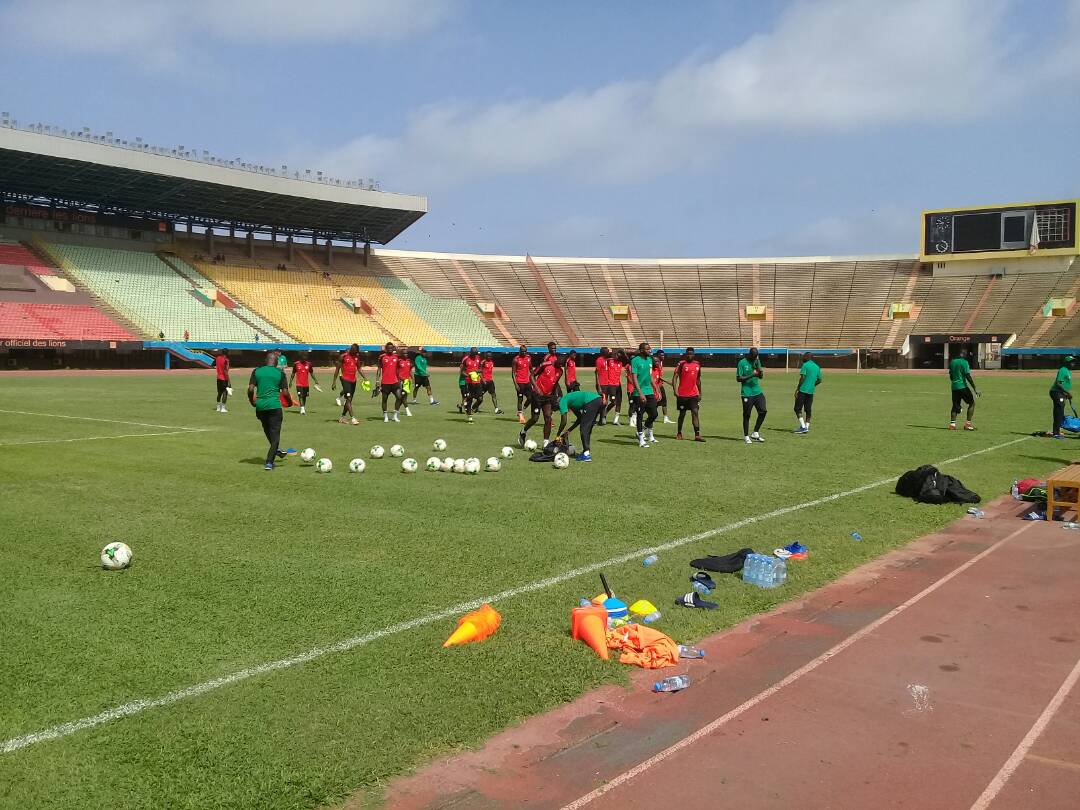 Deuxième galop d'entrainement des Lions: seuls Sane et Koulibaly manquent à l'appel