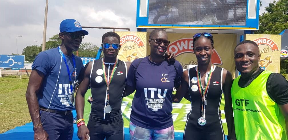 Championnats de triathlon : Mamadou Diop et Anta Ndiaye décrochent chacun une médaille