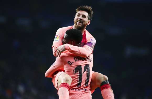 Liga : le Barça roi du derby, Séville et l'Atlético dauphins