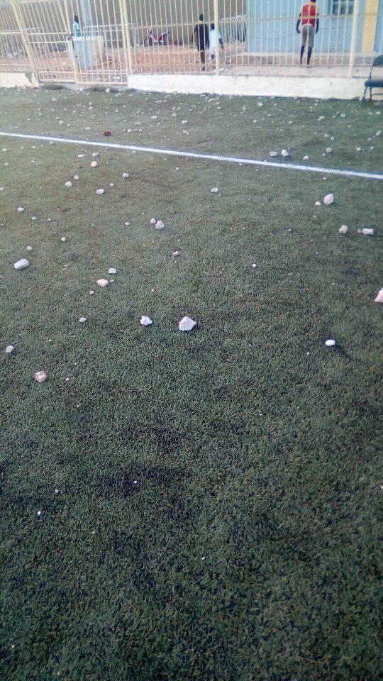 Photos : Regardez l’état du stade de Mbao, saccagé par le mouvement Navétane