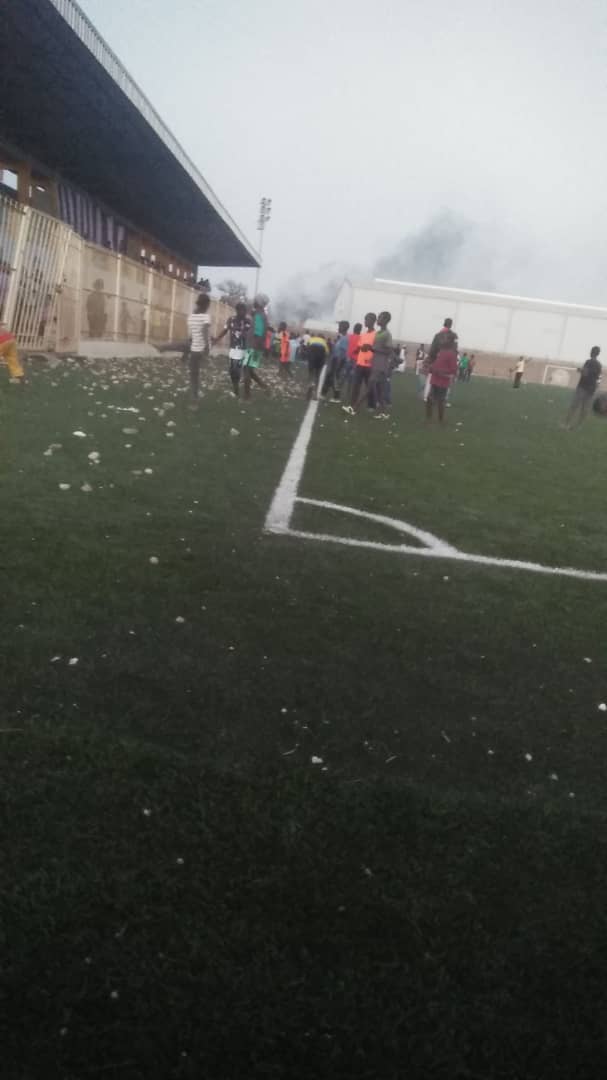 Photos : Regardez l’état du stade de Mbao, saccagé par le mouvement Navétane
