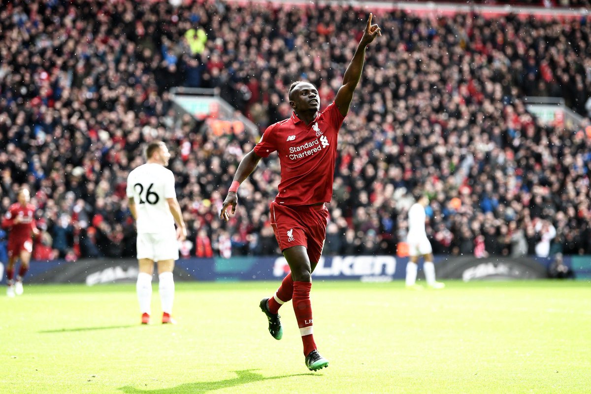 Premier League : Sadio Mané inscrit un doublé, ses 15e et 16e but de la saison 