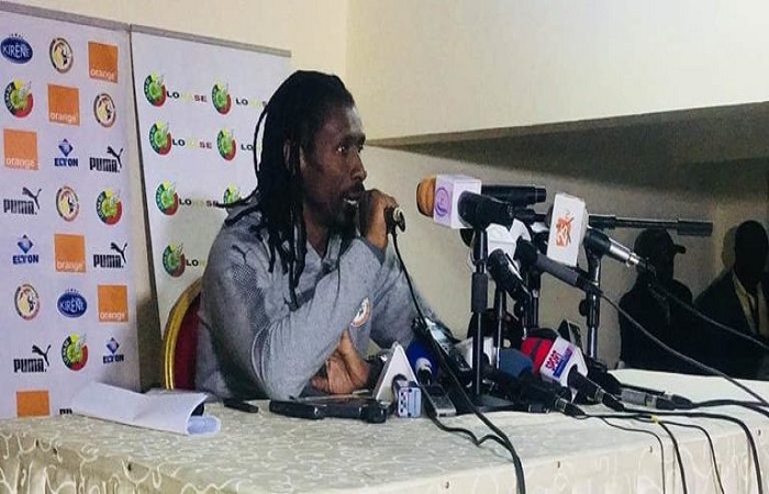 Aliou Cissé : « Je suis satisfait du trio, Krépin a fait un bon match »