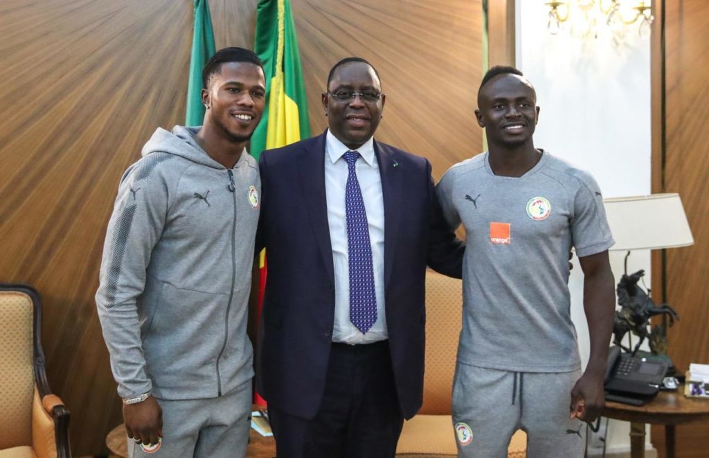 Sadio Mané et Keita Baldé reçus par le Président Macky Sall