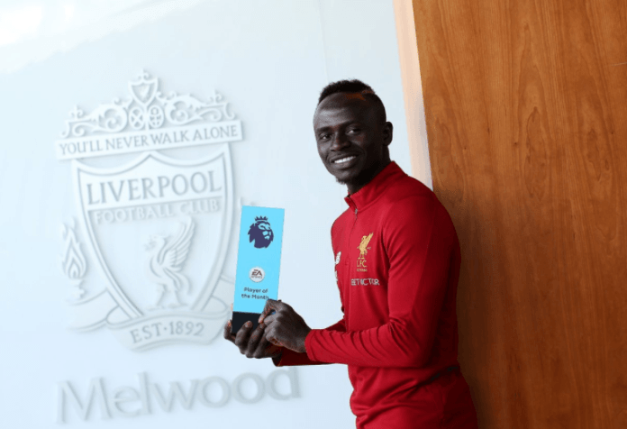 Premier League : Sadio Mané élu meilleur joueur du mois de mars