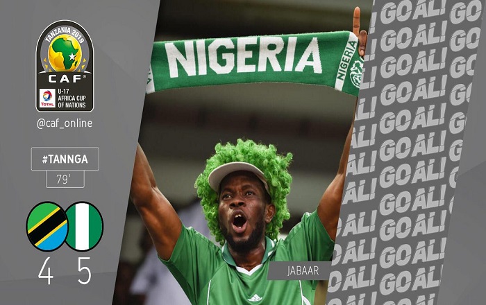 Match d’ouverture CAN U17 : la Tanzanie et le Nigéria offre un match prolifique en buts