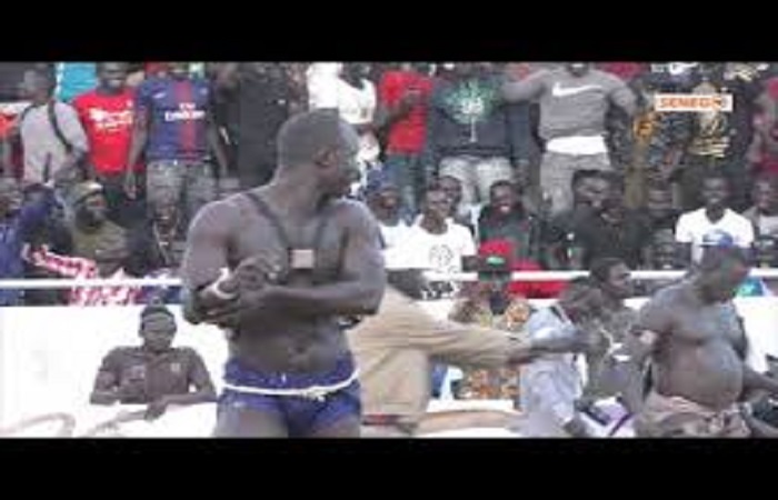 Lutte : Wouli Wouliwaat envoie au quatre appuis le policier de l’arène Big Pato (Regardez)