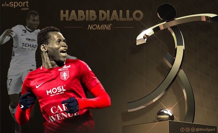 Trophées UNFP : Habib Diallo en lice pour le meilleur jouer