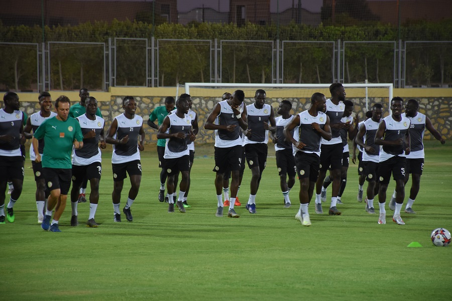CAN 2019 : Troisième galop d’entrainement , Alfred Ndiaye retrouve le groupe   