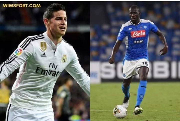 Mercato- Real Madrid souhaite offrir 40 millions d’euros plus James Rodriguez pour recruter Koulibaly !