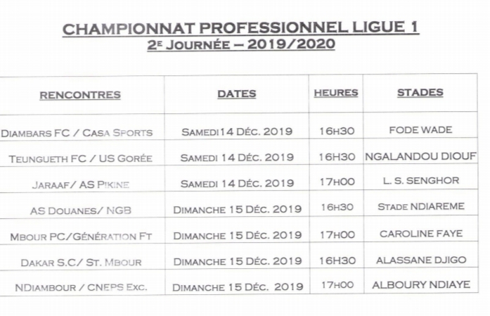 Ligue 1 : Jaraaf-AS Pikine, l’attraction de la 2ème journée