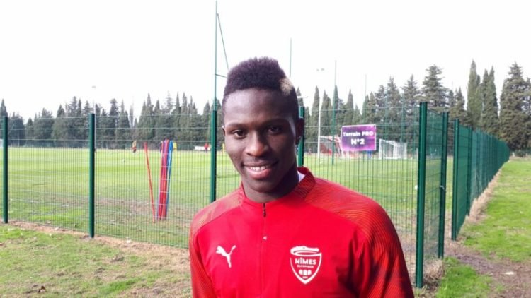 Moussa Koné a effectué son premier entraînement avec le Nîmes Olympique