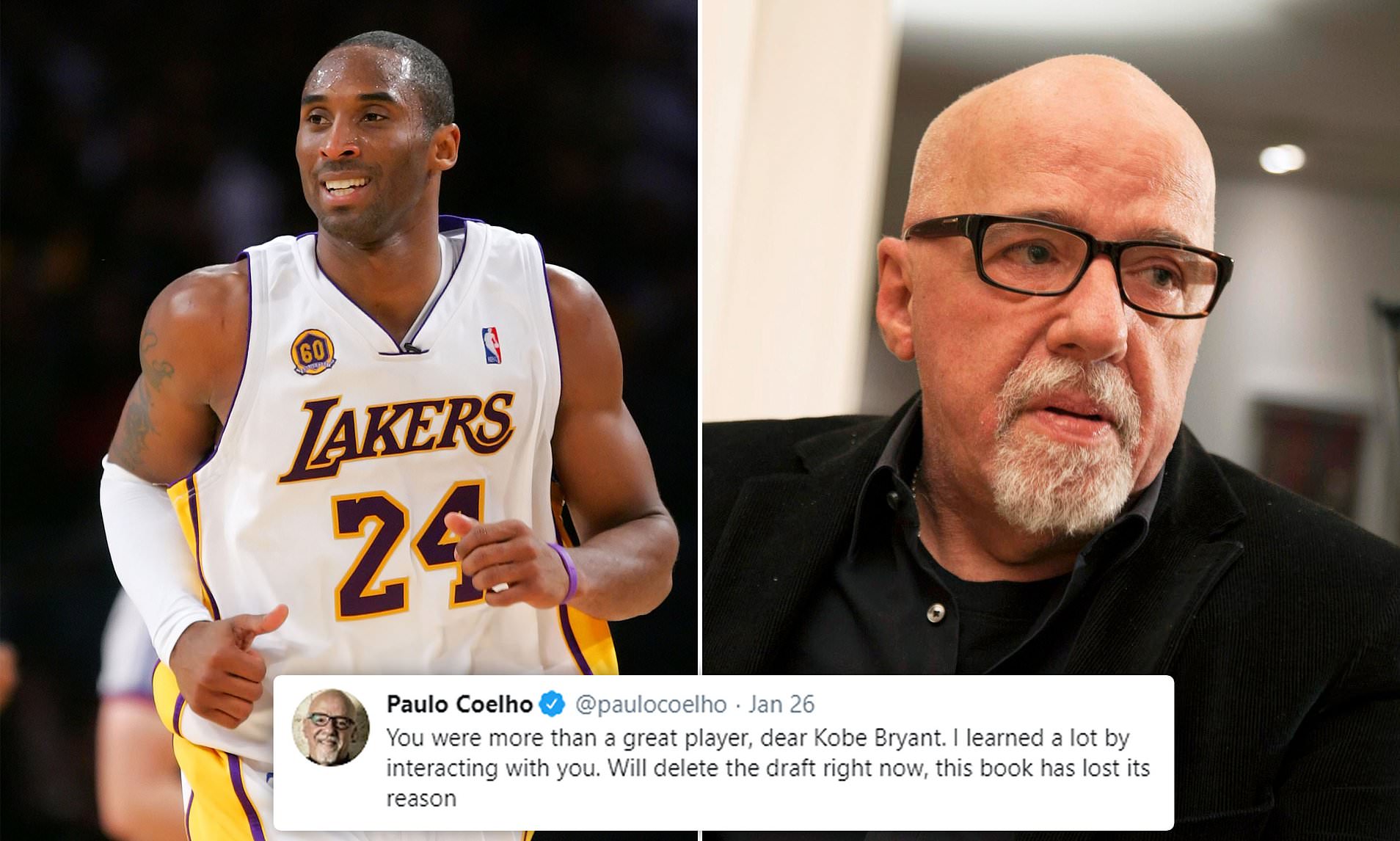 Disparition : l’écrivain Paolo Coelho arrête un livre pour enfant qu’il écrivait avec Kobe Bryant