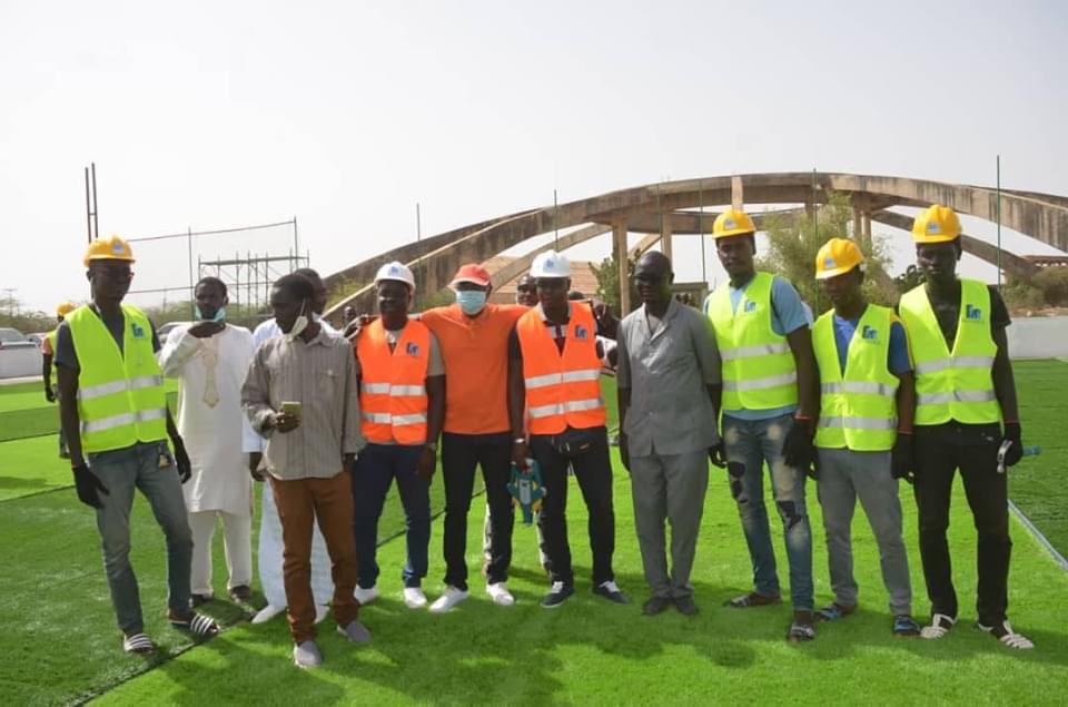Kaolack : Serigne Mboup construit un terrain de football moderne