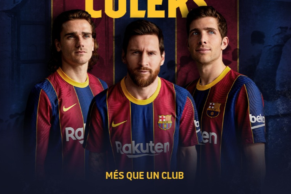 Le nouveau maillot du Barça en images