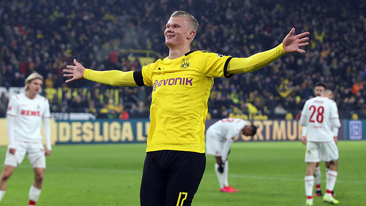 Bundesliga : Dortmund bat Gladbach, doublé de Håland