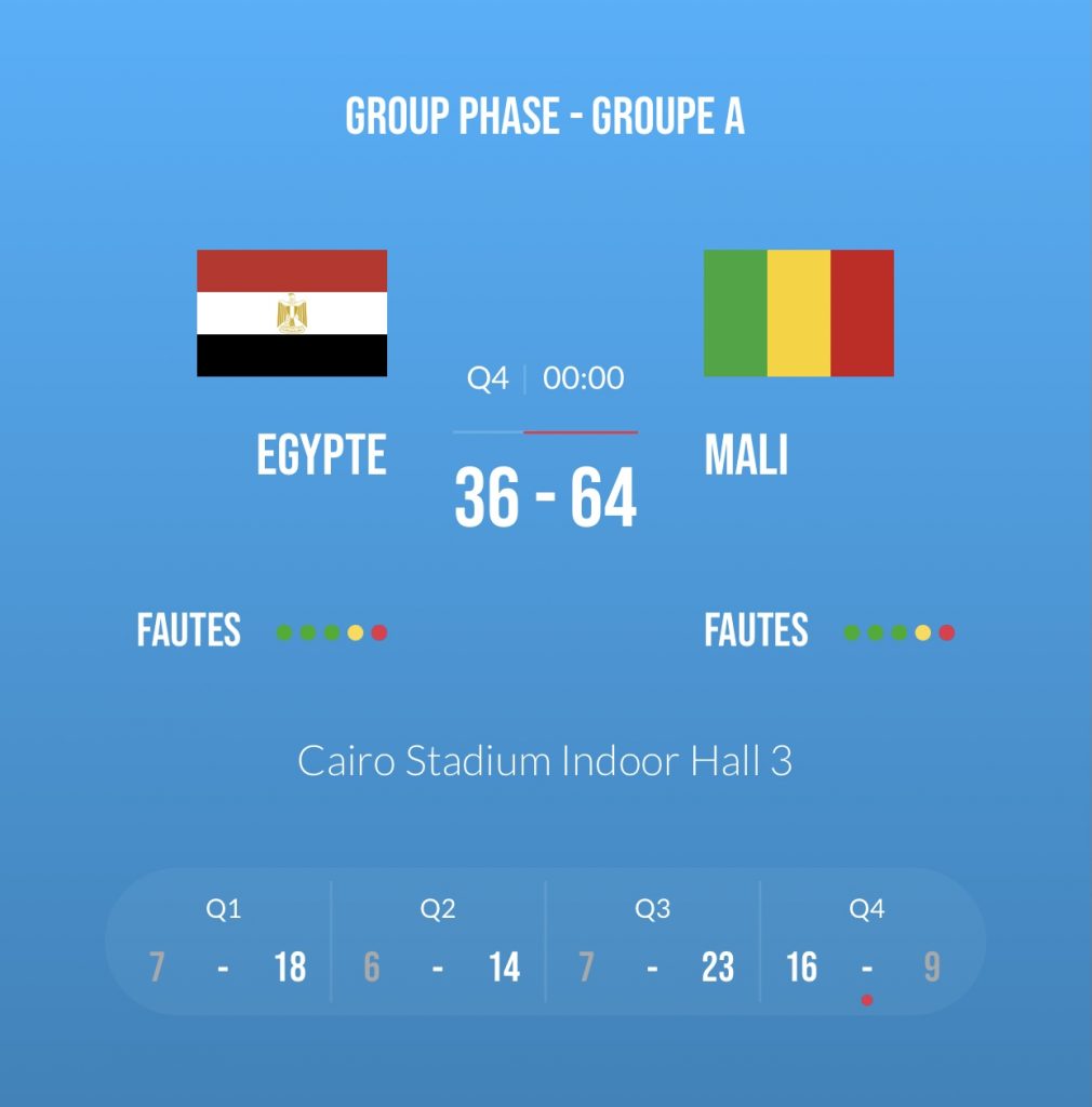 Championnat d’Afrique U18 Filles : Le Mali domine l’Egypte pour le match d’ouverture