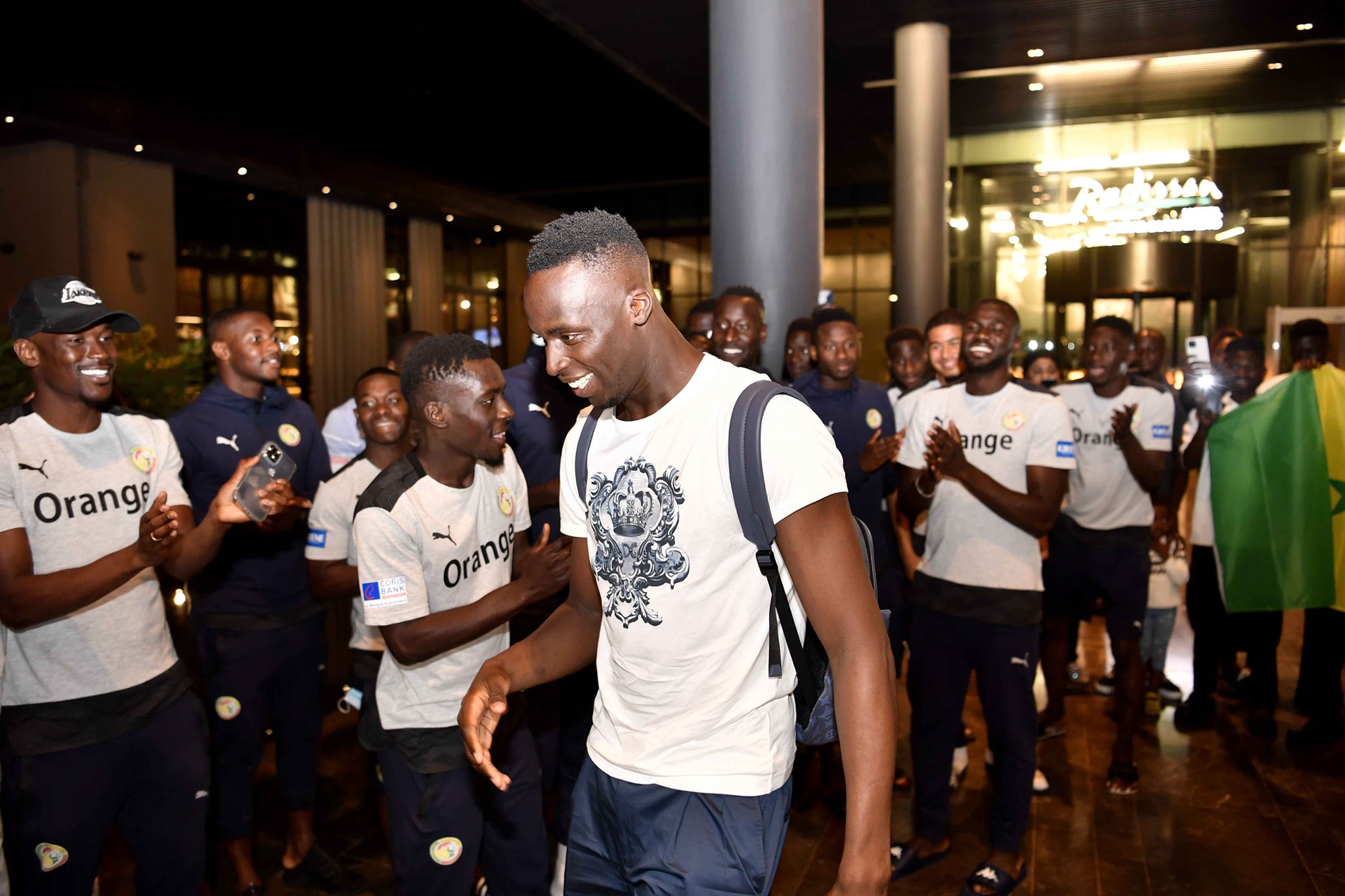 Equipe nationale : Les images de l'arrivée d'Edouard Mendy