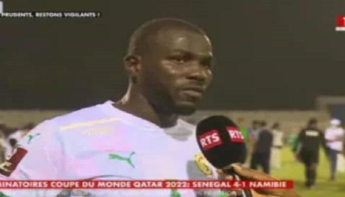 Kalidou Koulibaly : « pas content de la fin du match »
